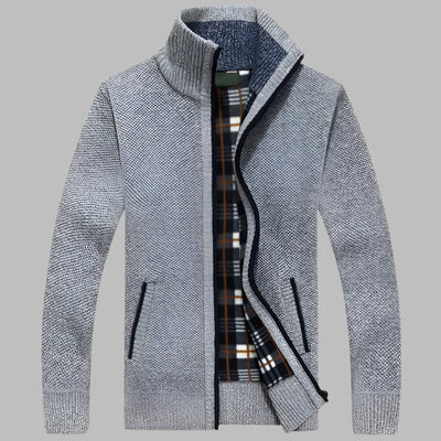 Ethan - Reißverschlussjacke aus Kaschmirwolle