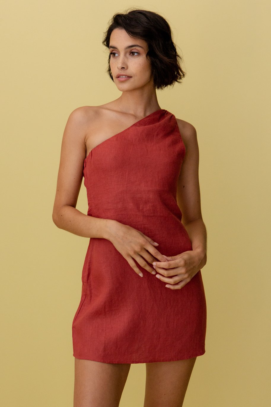 Elliana - Elegantes und stilvolles One-Shoulder-Kleid für Frauen