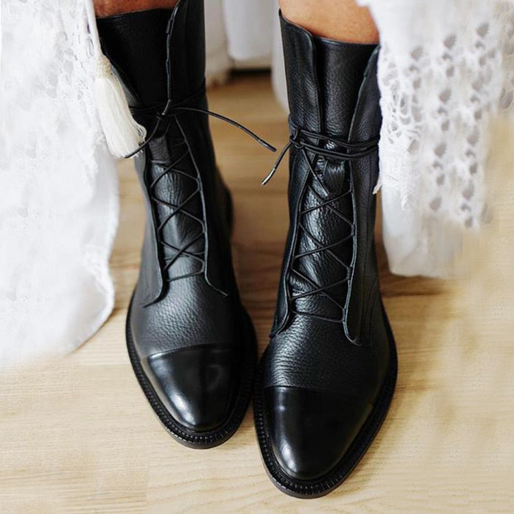 Alina - Klassische Vintage-Stiefel Für Damen