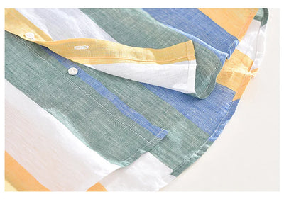 Gestreiftes Leinenhemd | Lässig und Stilvoll | Luftiges Design