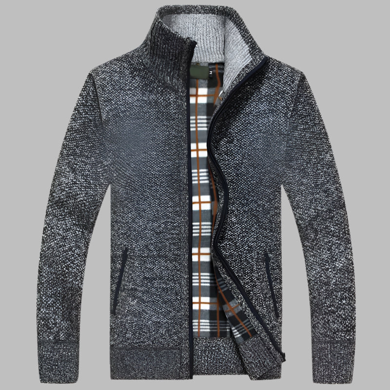 Ethan - Reißverschlussjacke aus Kaschmirwolle