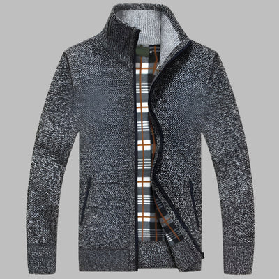 Ethan - Reißverschlussjacke aus Kaschmirwolle