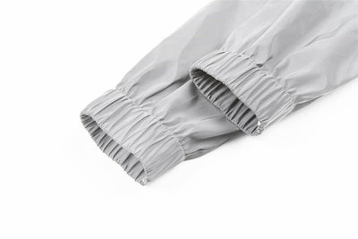 Heidi-Mode | Reflektierender Cropped Hoodie Overall