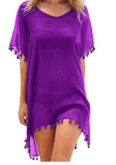 Maria | Chiffon Strandkleid Elegantes Beach Cover Up
