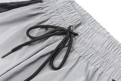 Heidi-Mode | Reflektierender Cropped Hoodie Overall