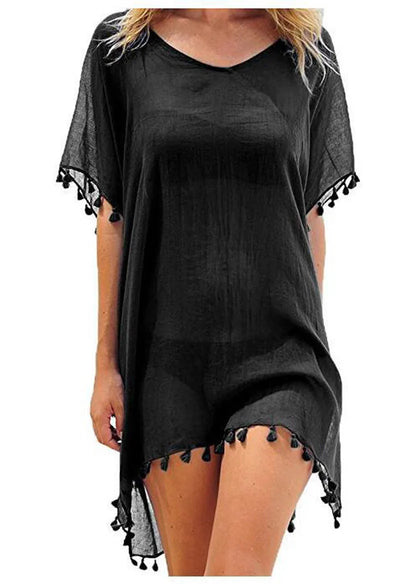 Maria | Chiffon Strandkleid Elegantes Beach Cover Up