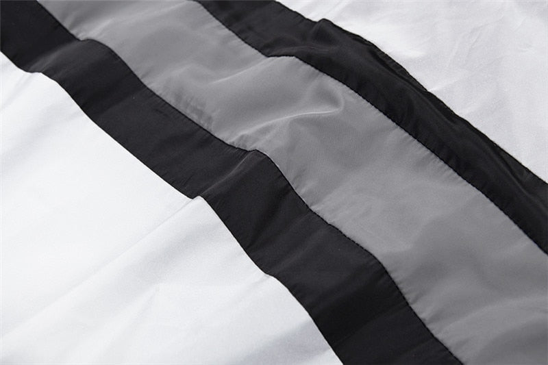 Heidi-Mode | Reflektierender Cropped Hoodie Overall