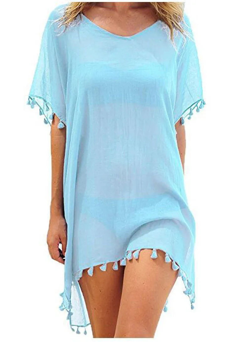 Maria | Chiffon Strandkleid Elegantes Beach Cover Up