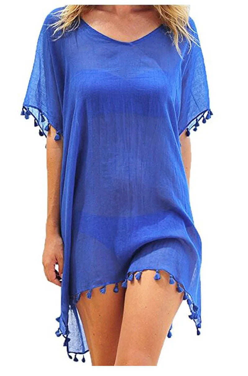 Maria | Chiffon Strandkleid Elegantes Beach Cover Up