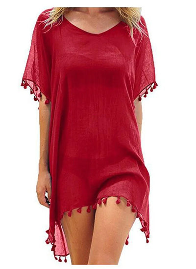 Maria | Chiffon Strandkleid Elegantes Beach Cover Up