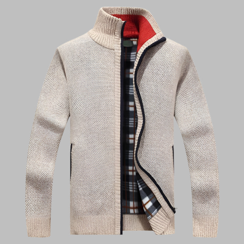 Ethan - Reißverschlussjacke aus Kaschmirwolle