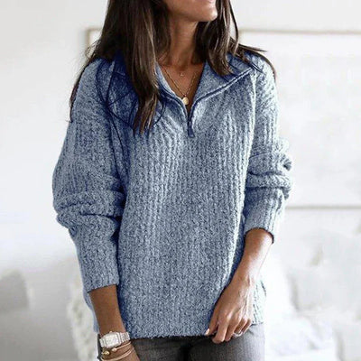 Stilvolle Pullover mit Reissverschluss