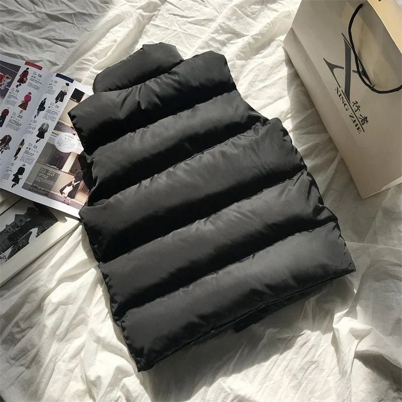 Edward - Übergroße ärmellose Pufferjacke für den Winter