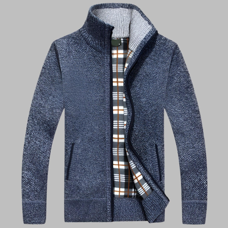 Ethan - Reißverschlussjacke aus Kaschmirwolle