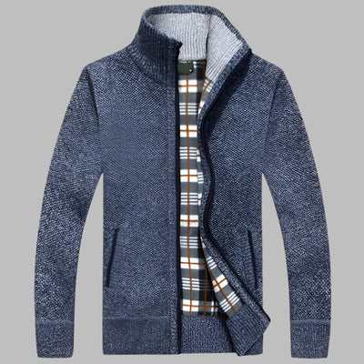 Ethan - Reißverschlussjacke aus Kaschmirwolle