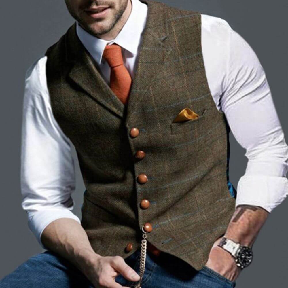 Henry™ - Elegante Herren-Weste mit Knöpfen