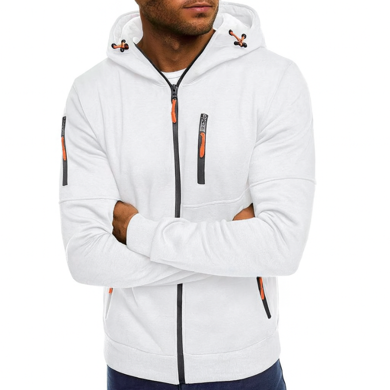 Herren-Kapuzenpullover mit Reißverschluss – Freizeitstil und sportliche Aktivitäten
