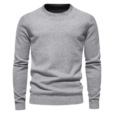 Herren-Pullover mit Rundhalsausschnitt
