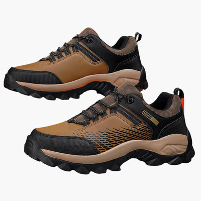 Herren Trekking Schuhe mit Schnürung und rutschfester Profilsohle