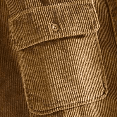 Herren Overshirt Corduroy Trendy und Bequem
