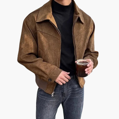 Herrenjacke mit Reißverschluss