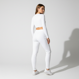 Hoch Taillierte Sportleggings - MoveEase in Weiß