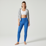Hoch Taillierte Sportleggings - MoveEase in Blau