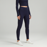 Hoch Taillierte Sportleggings - MoveEase in Dunkelblau