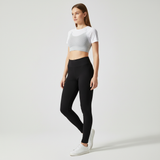 Hoch Taillierte Sportleggings - MoveEase in Schwarz