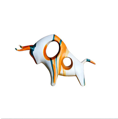 Künstlerische Kuhfigurine