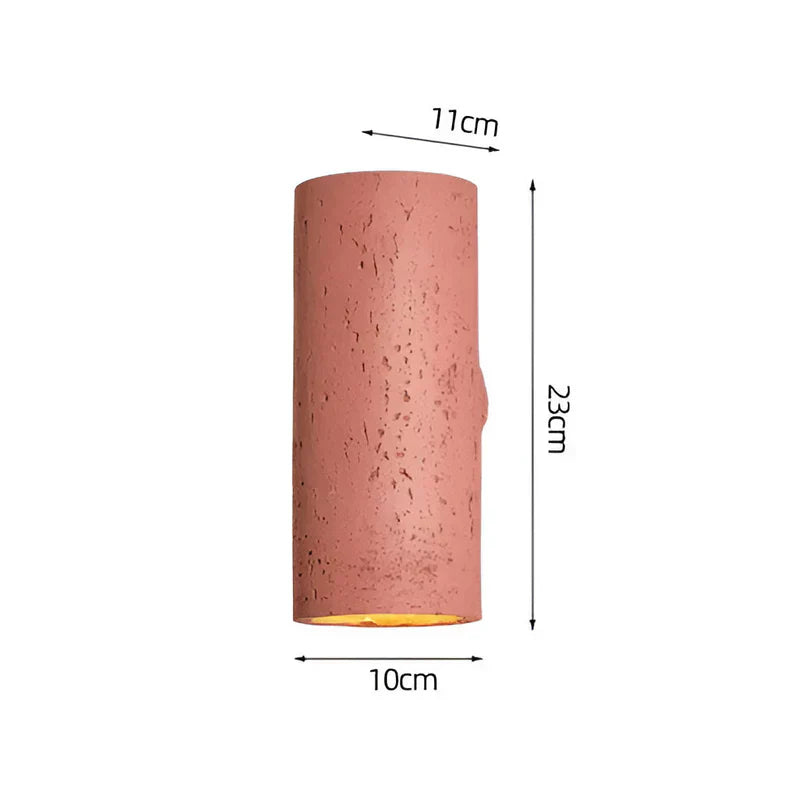 GlowCylinder LED Wandleuchte