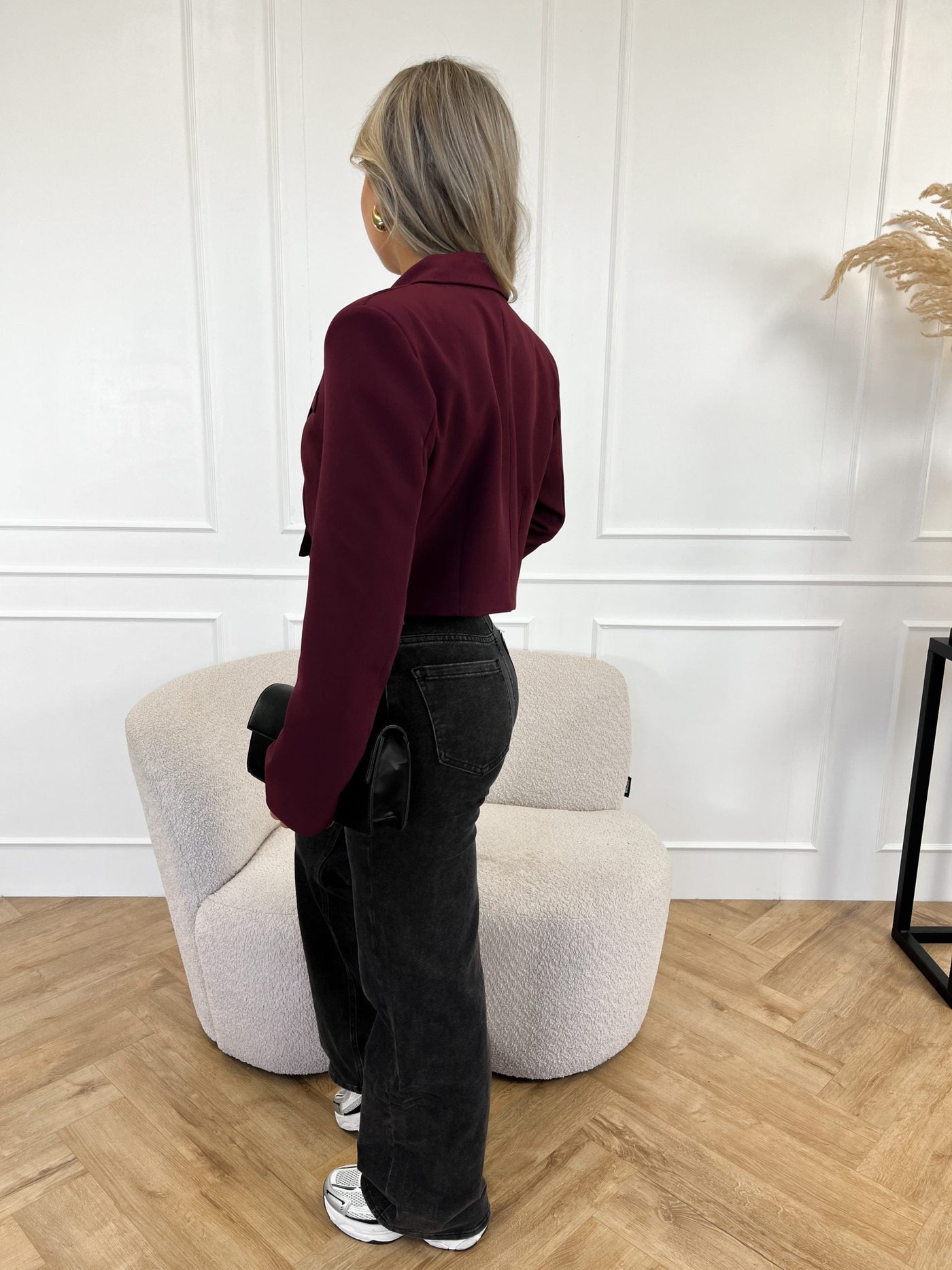 Cropped Blazer mit Doppelreiher | Modern und Elegant | Taillierte Passform