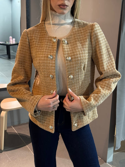 Elegante Bouclé-Jacke | Klassischer Stil | Zeitlose Raffinesse