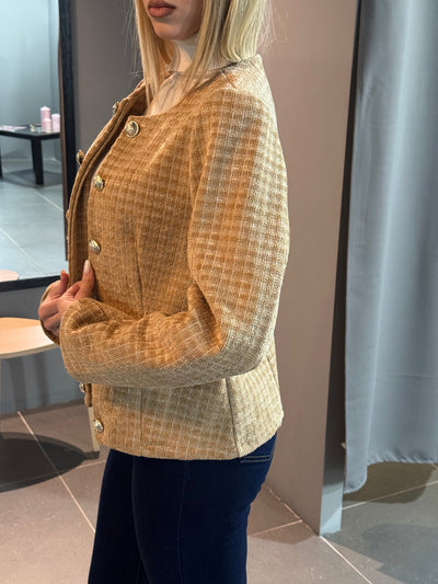 Elegante Bouclé-Jacke | Klassischer Stil | Zeitlose Raffinesse