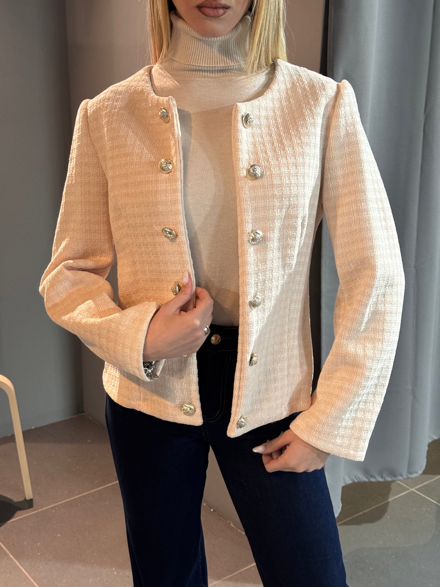 Klassische Bouclé-Jacke | Eleganz & Stil | Vielseitiges Design