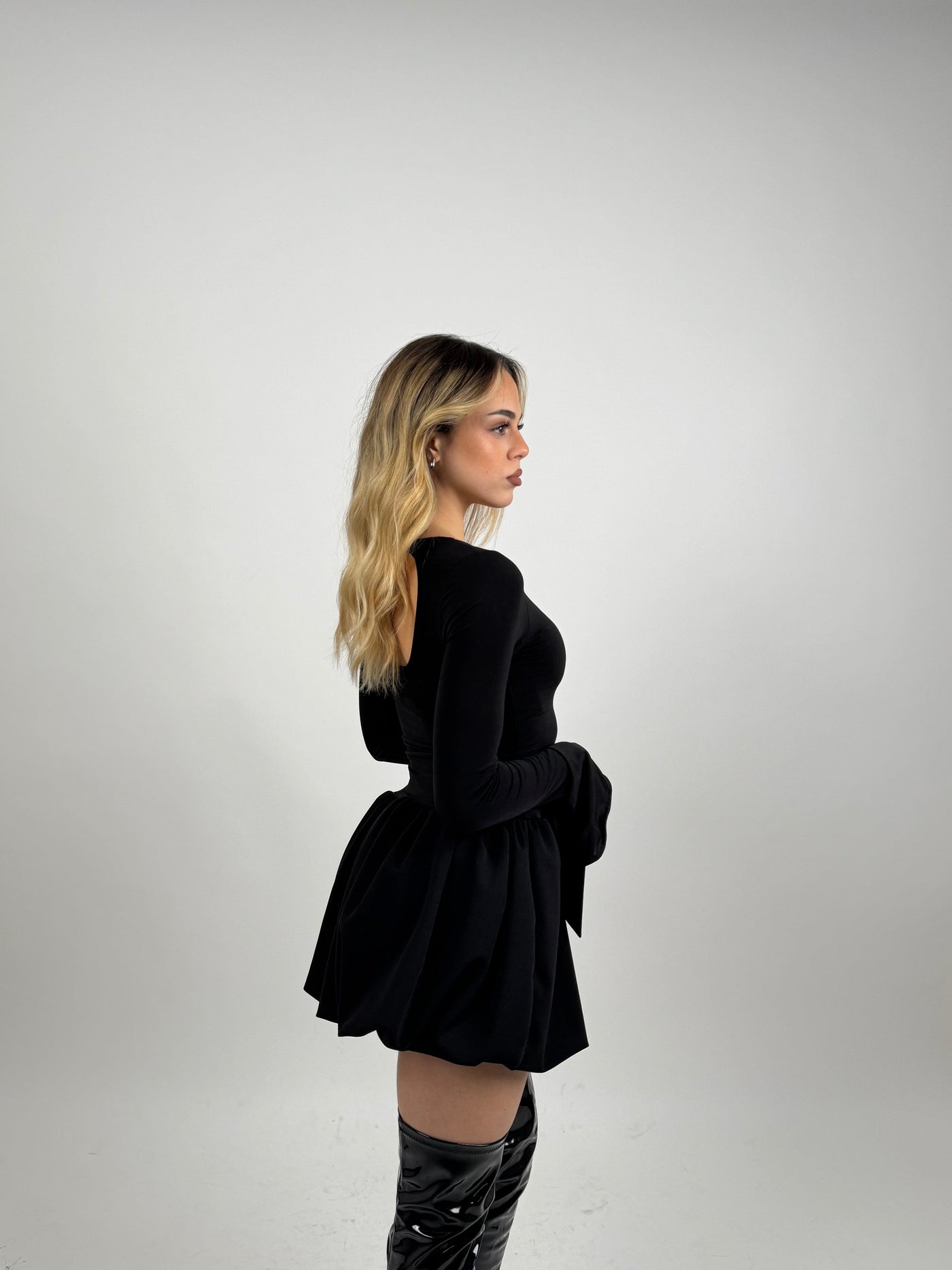 Langarm-Minikleid | Feminine Eleganz | Verspielter Chic