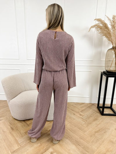 Zweiteiliges Plissee-Set | Lässig und Komfortabel | Weiche Stoffqualität