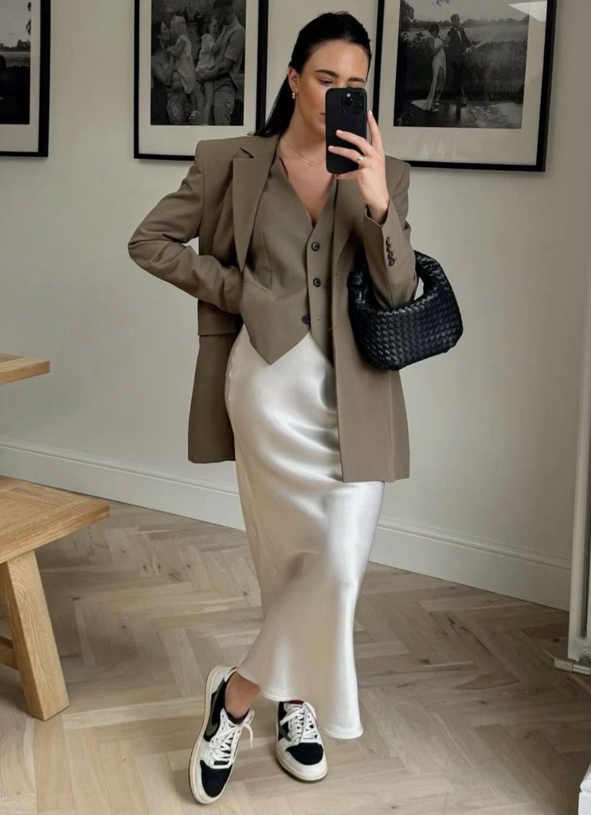 Julia | Satin-Maxirock für Damen