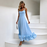 Cecily - Anmutiges Midikleid in Blau