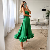 Cecily - Anmutiges Midikleid in Grün