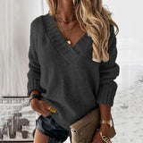Pullover Damen Kuschelig Weich in Grau