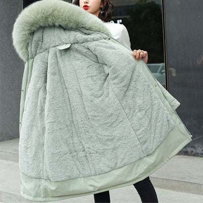 Jasmin™ - Gemütlicher Wintermantel mit Fellkapuze