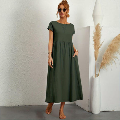 Josefine™ – Luftige Leinenkleid für entspannte Sommertage
