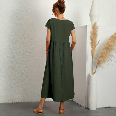 Josefine™ – Luftige Leinenkleid für entspannte Sommertage
