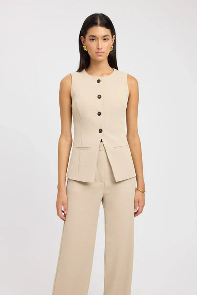 Zweiteiliges Set mit Weste und Hose | Minimalistisch und Elegant | Moderner Chic