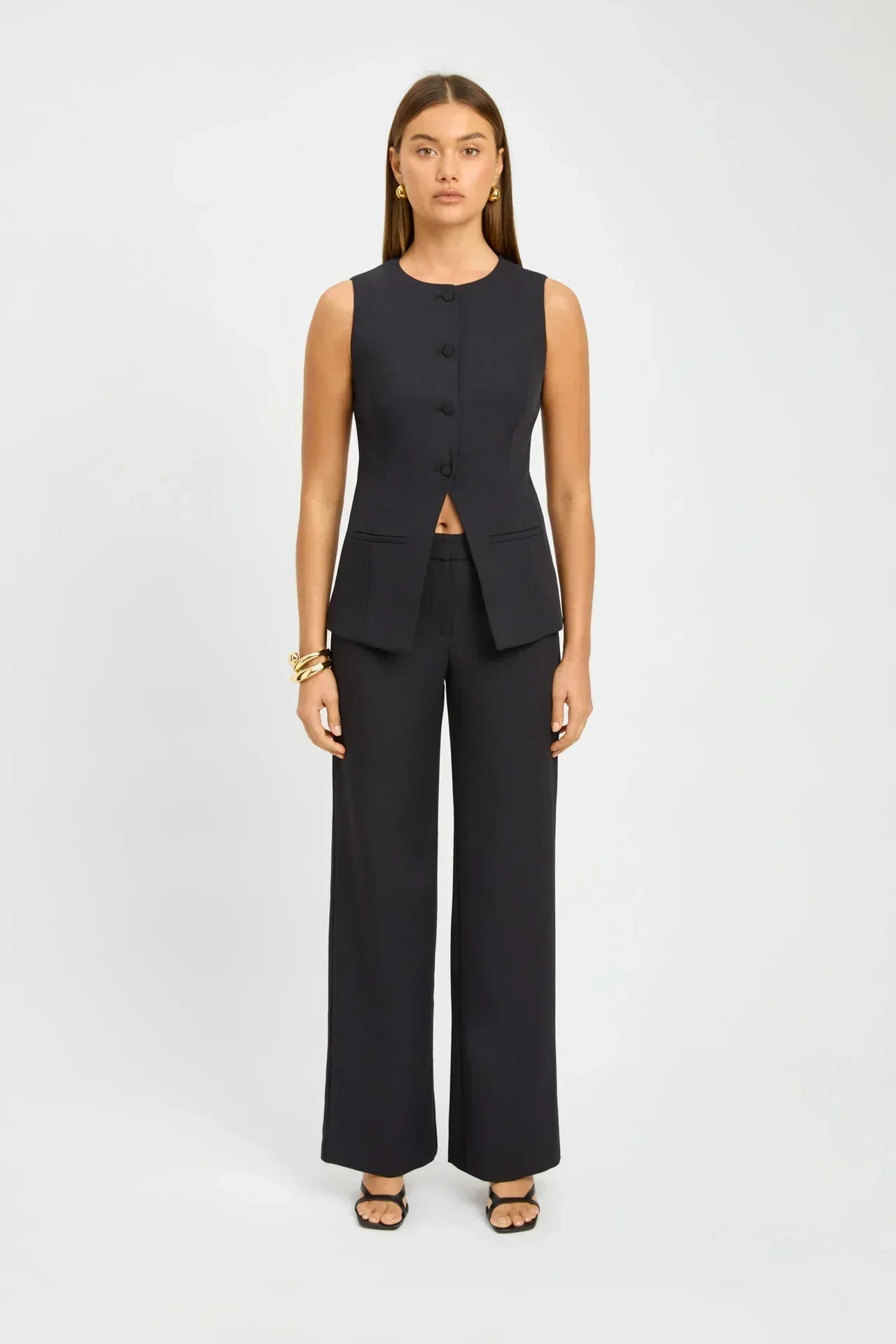 Zweiteiliges Set mit Weste und Hose | Minimalistisch und Elegant | Moderner Chic