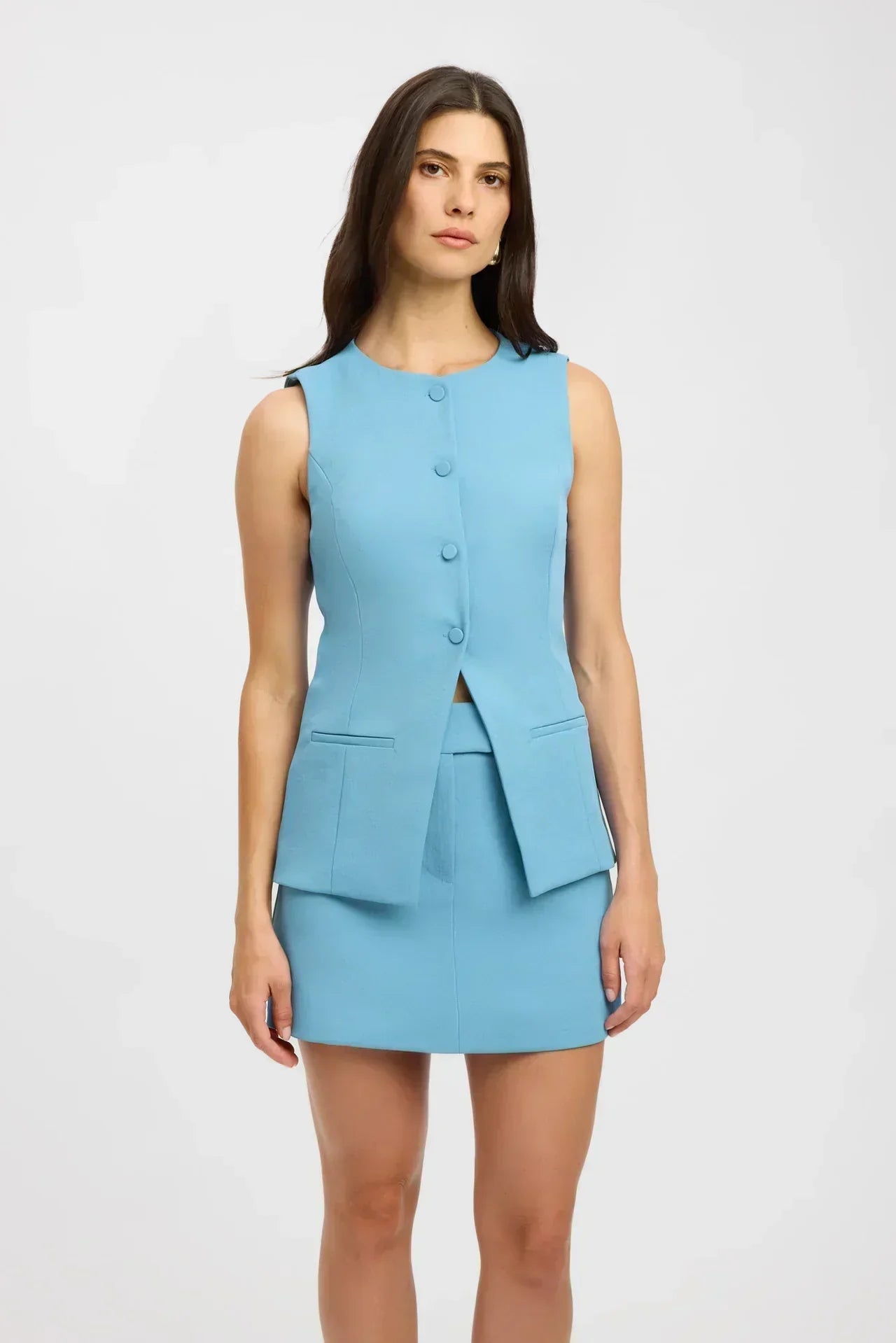 Zweiteiliges Set mit Weste und Hose | Minimalistisch und Elegant | Moderner Chic