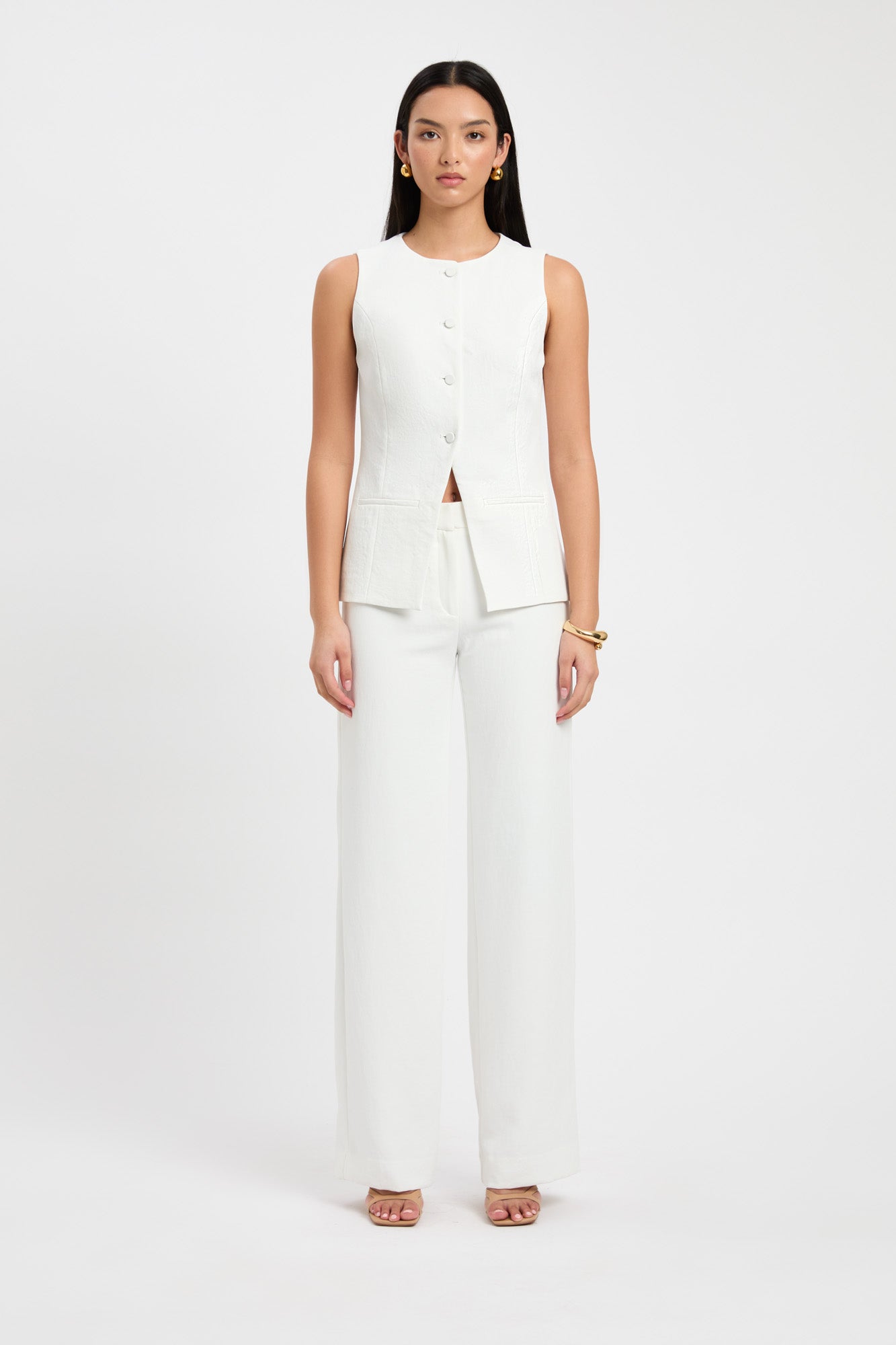 Zweiteiliges Set mit Weste und Hose | Minimalistisch und Elegant | Moderner Chic