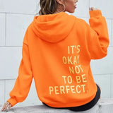 Kapuzenpullover Mit Regular Fit - Rosalie in Orange