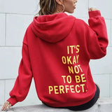 Kapuzenpullover Mit Regular Fit - Rosalie in Rot